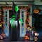 Costway 8 FT Giant Halloween Inflatable Ghost Blow up Ghost Decoration with Built-in LED Lights and Mirror Face Halloween Inflatables for Indoor Party